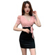 Xinying Fußtherapie Techniker Kleidung KTV sexy Kleid weibliche Schönheiten Abendkleid Fußbad Massage Spa Fußbad Arbeitskleidung Tasche 3897 Schwarz S Empfohlen 80-95 Jin [Jin ist gleich 0,5 kg]