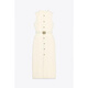 ZARA Chinese Valentine's Day Gift S/M/L has 2 colors ZARA belted crepe Midi Dress 3897/054 3897054 White___3897_054_712 L