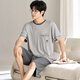 
Yalu Modal men's pajamas suit summer shorts shorts thin summer ice silk feel loose casual large size home G[6623] Modal shorts-cool and breathable L [recommended 100-120 Jin[Jin equals 0.5 kg]]