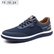 
FR.YH.ZH Boniu Weisheng men's shoes for summer soft sole breathable outdoor mesh shoes fashionable sports and casual shoes driving air conditioning shoes blue (9209) 42 (standard leather shoe size)