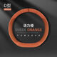The new suede steering wheel protective cover is comfortable and suitable for all seasons, simple and atmospheric, non-slip, sweat-absorbent, wear-resistant and breathable, D-type universal color line model - hawkskin velvet, carbon black