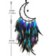 MPPMCK Hersteller Direkter Verkauf Starry Sky Crescent Anhänger Home Dream Catcher Wanddekoration Wand Hanging Wanddekoration Raum Wanddekoration Traum Fänger MS9227