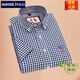 Meister Polo Paul Offizielle Marke Plaid Shirt Herren kurzärmelig Sommer dünne Baumwolle Business Casual Sticked Shirt D2629 42