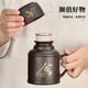 Chinese retro old-fashioned purple clay small thermos pot for household leisure tea making ceramic teapot tea cup portable packaging purple clay small thermos