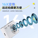 Songdian (SONGDIAN) digital camera front and rear dual camera 6400W high-pixel student camera vlog campus portable mini card machine can be transferred to mobile phone Glacier White 128G memory