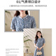 
Ehangy light luxury brand dress for women 2025 summer new short-sleeved floral temperament generous slim and fashionable shirt skirt blue gray XL