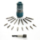Makita 47 pièces Set à cliquet Tournevis à clés Tircure combinaison outil de tête de tête HEXAGON HEXAGON RÉTRACTIF MAGNÉTIQUE RÉTRACTION ENSEMB (B-4877 (B-4877