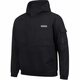 
DESCENTE solid color logo hooded long sleeve jacket for men and women black 100