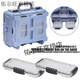 SAMOLLA Multifunctional Fishing Box Fishing Gear Accessories Storage Box Thickened Portable Fishing Box Luya Tool Box Blue Multifunctional Thickened Removable Baffle Storage Box