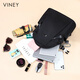 Viney Mochila 2025 Summer NUEVA CAPACIDAD Oxford Mochila mochila para mujeres Ins Fashion Schoolbag Tendencia Noche extrema negra [520 Día de San Valentín para mujeres