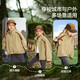 ASK JUNIOR儿童外套秋女童内里立领开衫上衣青少年跑步运动户外登山服