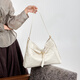 Cnoles Tote Bag Women's 2025 Último capacidad de gran capacidad Crossbody Bag Bag White White Day de San Valentín