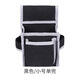 Meikejie Woodworking Nail Pocket Carpentry Tool Bag Canvas Waist Bag Nail Bag Carpentry Special Canvas Nail Pocket New Thickened Black (Buckle Belt) Small Single Pocket Simple Style