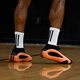 Chaussures de basket-ball adidas Chaussures pour hommes, Harden 8e génération d'entraînement pratique amortissant les chaussures de sport basses, de grande taille IE2694 / Black Orange 46.5