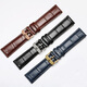 
King of Heaven watch strap original leather 3874/51154/5914/3886/5844 Men and women couples strap 15 20 Black + silver pin buckle Interface width 13mm