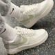 Nike (NIKE) casual shoes women's shoes 2025 summer new sports shoes AF1 Air Force No. 1 low top shoes IB3881-001 IB3881-001 Phantom gray/light military green 38.5