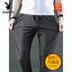 
Playboy (PLAYBOY) summer ice silk pants casual pants loose large size mesh men's pants quick-dry stretch sports pants 9902 [9-point foot] royal blue + black (two 28 [waist 2 feet 1]