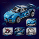 Children's educational building blocks sports car intelligence development toys off-road vehicle pull-back racing car mini children's toys building blocks assembled car-Daji-1 pc