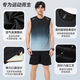Victoria Traveler Sportswear Set Men's Ice Silk T-shirt Running Quick Drying Sleeveless Summer Vest Shorts Fitness Basketball Suit 2XL