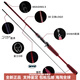达亿瓦（DAIWA）25款火蜥蜴路亚竿SALAMANDURAJ轻量远投泛用鱼竿 682m 21款 LXS 直柄 两节 2.03米
