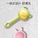 Dr. Ma baby teething glue hand bell silicone baby can grind teeth and bite the toy green