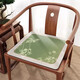 Luoda bewegt Sitzkissen im chinesischen Stil Vier Jahreszeiten Universal Stuhl Kissen Ice Seidenkolben Kühlmatte Massivholzmöbel Mahagoni-Sofa Stuhl Kissen U2694n-Cyanqing Pfirsich Blossom n [vier Jahreszeiten universell] 45*45 cm (kleiner Sitzkissen)