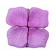 Creation Secret Simulation Rose Petals Wedding Confession Decoration Hand-Spreading Flowers Valentine's Day Proposal Making Romantic Wedding Room Decoration Supplies Light Purple 3 Packs (About 300 Pieces) Petals