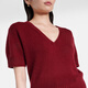 Mytheresa 女士 羊绒上衣 P01072391 酒红色 2XL CN 180/104