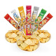 Leba Potato Childhood Snacks Classic 50g Kindhood Snack Memories Back nicht gebraten (bitte nach den markierten Optionen auswählen) gemischter Geschmack (12 Geschmacks Durchschnitt) 20 Beutel mit 50 g Kartoffelchips