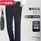Hengyuanxiang 2025 Sommer Dünne atmungsbezogene Hosen mittleren Alters Casual Hosen formelles Kleid Dad Dad älterer Business-Anzug Herrenhose [Sommer] Hosen 9905 Elegantes grau dünn 29 [2 Fuß 2] Taillenumfang