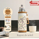USAQI Water Cup Thermos Cup Jiyikawa Étudiant féminin Femelle Partable Thé Partable Portable en acier inoxydable Double consommation de consommation BXAH10975 JIYIKAWA 1ML 500ML-WHITE CAFÉ