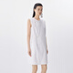 Jnby/Jiangnan Buyi 25 Sommer Neues chinesisches Kleid gerade ärmelloser runder Hals weich und bequem 5p5g13570 101/Bleached xs