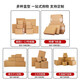 Half-height carton large opening flat paper express box packaging box packaging paper packaging box wholesale customization three-layer half-height 9195*105*67.5mm100 pieces