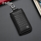 Goldlion neuer Schlüsselbeutel für Männer mit großer Kapazität mit echtem Leder Multifunktion praktischer Taille montierter Autos Bag Card Bag Black für Männer