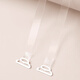 
Invisible invisible shoulder straps for women with thin straps for beautiful back in summer extended markless matte bra straps non-slip replacement bra underwear [invisible and durable] Transparent shoulder straps *1.0cm *1 pair No Specifications