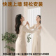 Xiaojiang Material Acryl weicher Spiegel Wand kleben sich selbst klebendem Dressing Spiegel Ganzkörper Spiegeltür Haushalt kleben Fitnessspiegel Wandklebend 60*150