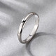Nanfutong platinum ring for women PT950 smooth solid ring live Tianyuan ring couple ring for wife and girlfriend 5.36g
