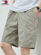 Tommy Kelly American Authentic Summer Pure Cotton Fünf-Punkte-Shorts lässig und vielseitig lose Strandhosen Herren-Trend 9215 Dunkelblau Farbe + 9215 Bohnengrün 4xl (Empfohlen 180-200 Jin [Jin gleich 0,5 kg]))