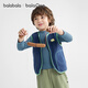 Balabala children's clothing children's vest 2025 autumn and winter plus velvet to keep warm and wearable for boys and girls baby vest 209425171202