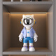 Chuxiang kreativer Astronaut Desktop Ornamente Office Desk Phrase Wohnzimmer Eingang Weinschrank Kinderzimmer Bücherregal Home Dekoration Astronaut Desktop Orange Orange [High 15 cm]