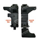 Accesorios de excavador Yusenyi Kubota 152030 XCMG 1517 Longgong Leiwoshan Push Universal Micro-Excavator Foot Pedal 17-21 mm Agujados de instalación par de izquierda y derecha