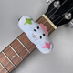 Sijie Marke Rongdetang niedliche kleine Tier Cartoon Volkslieder Ton Clip E -Gitarre Ukulele Sprachklammentuner rot