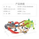 Hape Train Track Building Block Set Wooden Children's Baby Boy Electric Car Head Model Toy New City Train-Including Electric Train Head