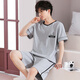 Arctic Velvet Summer Cotton Pyjamas Herren Sommer-Kurzärmel-Shorts Teenager Cartoon-Anzug Sommer Dünne lose große Heimkleidung H9928 (kurzärmelige Shorts) L (Empfohlen 100-120 Jin [Jin gleich 0,5 kg]))