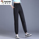 Woodpecker (TUCANO) large size ice silk pants for women 200 Jin [Jin equals 0.5 kg] Fat mm thin loose plus fat plus larger cool feeling casual sports pants 6628 foot-tied style XL Recommended 110-130 Jin [Jin equals 0.5 kg]
