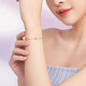 CHINA GOLD Fish Scale Butterfly Bracelet for Women Light Luxury and Versatile 18K Gold Hand Jewelry Valentine's Day Birthday Gift for Girlfriend and Lover 18K Gold Fish Scale Butterfly Bracelet About 0.85g
