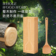 Tang Zong chopsticks, beech wood square shovel about 33cm, paintless and waxless log solid wood stir-frying shovel can be fried or fried C5022