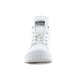 Palladium Pampa tous les jours polyvalents polyvalents non glissants, résistants à l'usure et respirants en toile à haut haut, même style pour hommes et femmes, blanc 38