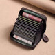 Ono Seven Days Retro Card Holder Men's Large Capacity Multi-Card Slot Multi-Function Document Storage Bag Women's Card Holder Men's Coin Purse Card Holder Brown (18 Card Slots)