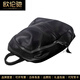 Oulunchi (Oulunchi) Light Luxury High-End Genuine Leather Mochila de cuero Gran capacidad Caquero de viajes de viajes de negocios Mochila de cuero Bolsa de escuela Black 33*14*38cm